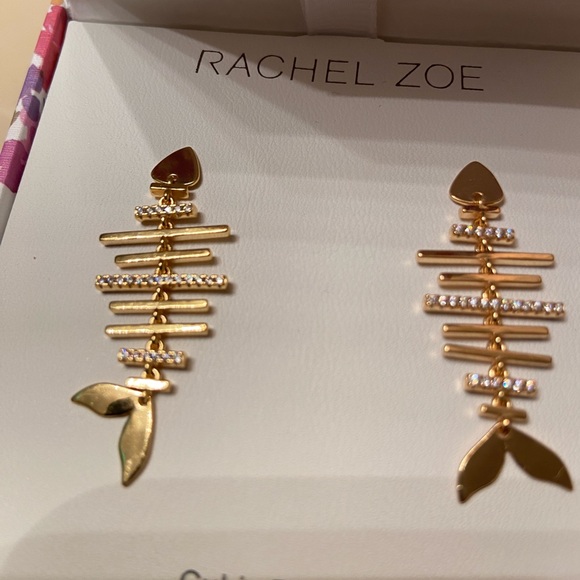 Fish Bone sterling earrings - Picture 5 of 5